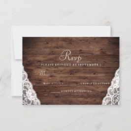 Elegant Rustic Wood White Snöre Bröllop OSA
