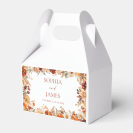 Elegant Rustik Höst Bröllop Presentaskar