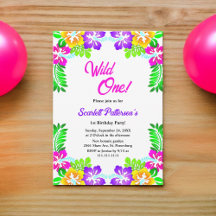 Elegant Rustika Rosor Wild One Blommig 1-årsdag