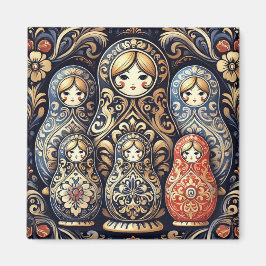 Elegant Rysk dockmagnet Magnet