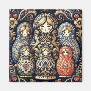 Elegant Rysk dockmagnet Magnet