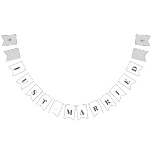 Elegant ryttarjust snyggt gift bunting banner vimplar