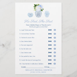 Elegant sa att hon sa Möhippa-spelkort