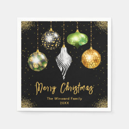 Elegant Safari Theme Ornament Christmas Pappersservett