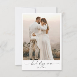  Elegant Sage Green Bow Monogram Photo Wedding Tack Kort