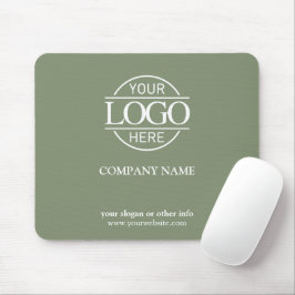 Elegant Sage Green Promotional Business Logo Musmatta
