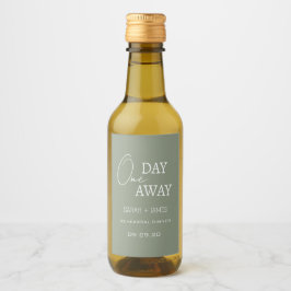 Elegant Sage Green Wedding Rehearsal Dinner  Vinetikett