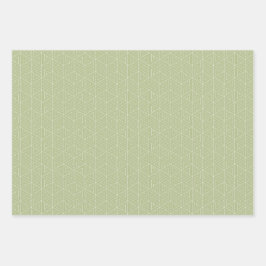 Elegant Sage grönt enkel och minimal gåva