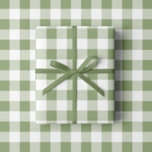 Elegant Sage Grönt Pput Mönster