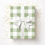 Elegant Sage Grönt Pput Mönster Presentpapper<br><div class="desc">Elegant Sage Grönt Play Mönster Wrapping Papper.</div>