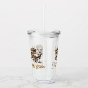 Elegant Sage grönt utandning utandningsluft guld R Take Away Mugg