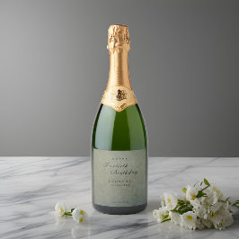 Elegant Sage Guld Födelsedagsfirande