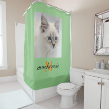 Elegant Sage Orange Monogram Script Anpassningsbar