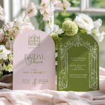 Elegant Sagegrön & Rosafärgad Trädgårdsbröllopsdus