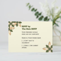 Elegant Saggrön och Beige Geometrisk Blommig