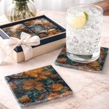Elegant Sakura Blossom Glasunderlägg – Japansk F