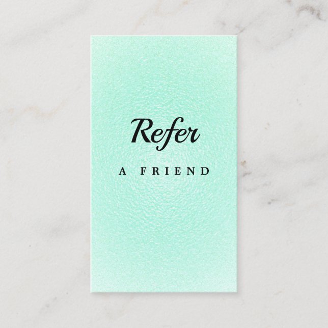 Elegant Salon & Spa Referralkort Rabattkort (Framsida)