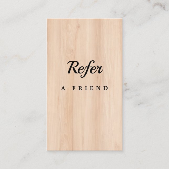 Elegant Salon & Spa Referralkort Rabattkort (Framsida)