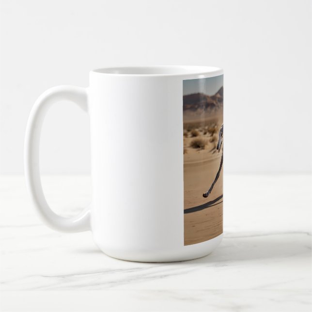 Elegant Saluki Coffee Mugg (Vänster)