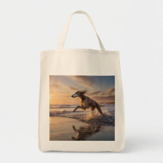 Elegant Saluki Livsmedel Tote Tygkasse