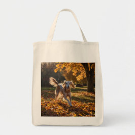 Elegant Saluki Livsmedel Tote Tygkasse