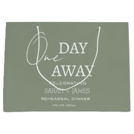 Elegant Salvia Grön En Dag Borta Bröllopsfest