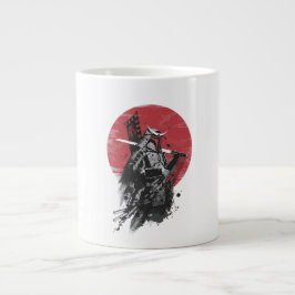 Elegant Samurai Spirit: Traditionell konst och mod Jumbo Mugg