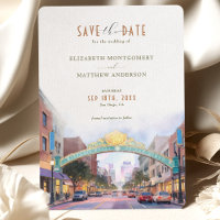 Elegant San Diego, Kalifornien Spara-the-Date