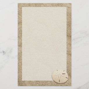 Elegant Sand Dollar Stationary 4 Brevpapper