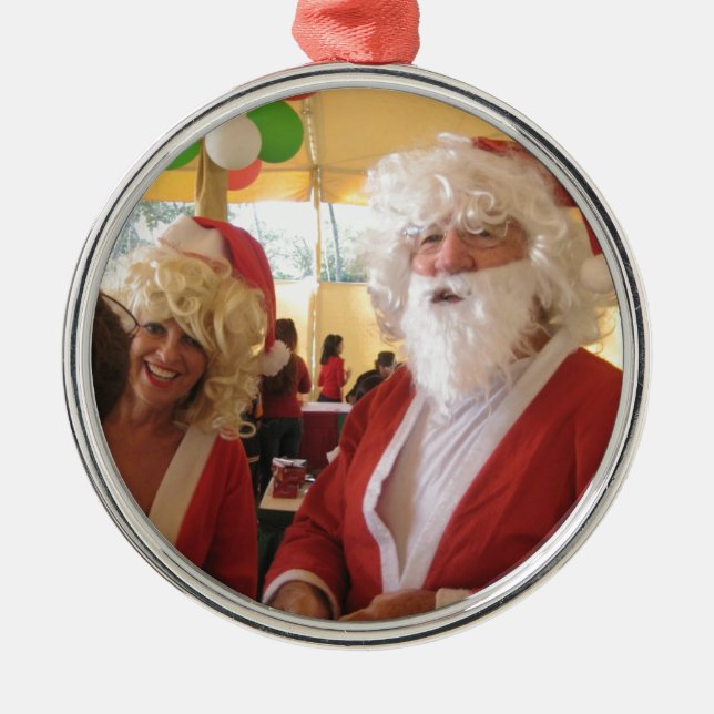Elegant Santa Collection. Julgransprydnad Metall (Framsidan)