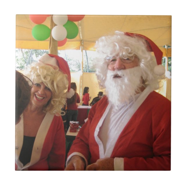 Elegant Santa Collection. Kakelplatta (Framsidan)