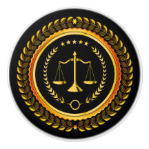 Elegant Scalof Justice Drawer Knobs - SRF