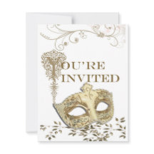 Elegant scenisk inbjudan