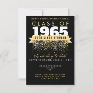 Elegant School Reunion Design Inbjudningar