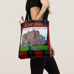 Elegant Scottish Ramsay Klan Castle Tartan Tygkasse