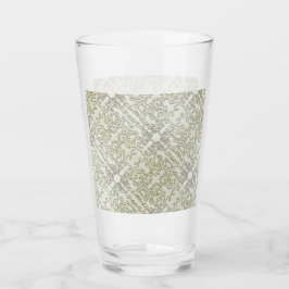 Elegant Scribble Pattern in Gold & Silver Glaskopp