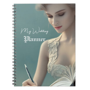 Elegant Script Bröllop Journal  Anteckningsbok