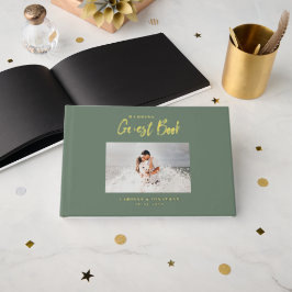 Elegant Script Bröllop Photo Sage