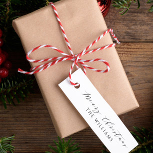 Elegant Script Calligraphy God jul Family Självfärgande Stämpel