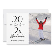 Elegant Script Class of Photo Studentfest