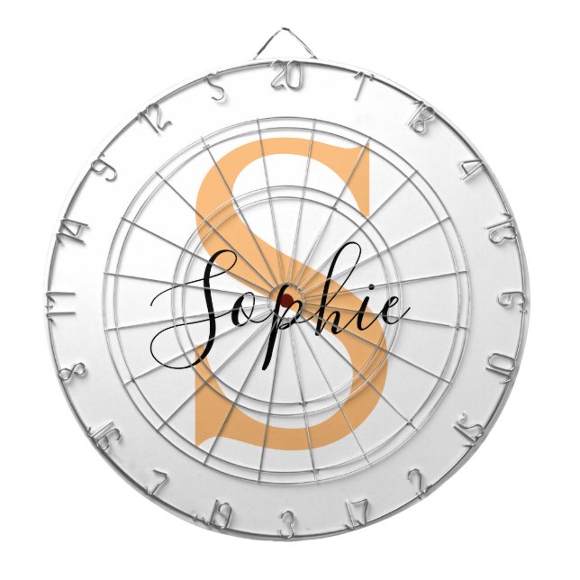 Elegant Script Custom Name Personalized Gift Darttavla (Framsidan)