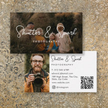 Elegant Script-Fullt Fotografi QR-kod