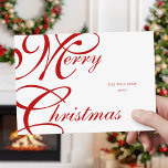 Elegant Script God jul - ej foto Julkort<br><div class="desc">Elegant Script God jul - ej foto</div>