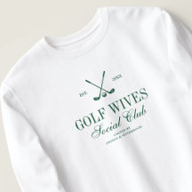 Elegant Script Golf Wives Social Club Anpassad