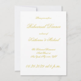Elegant Script Island Citrus Bröllopsrepetition Inbjudningar