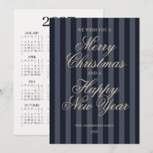 Elegant Script Jul Icke Foto 2027 Kalender