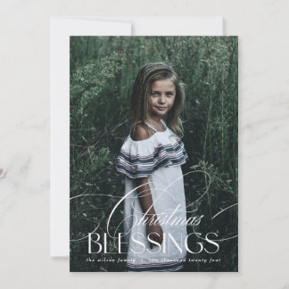 Elegant Script Julsällningar Högtidskort Inbjudningar