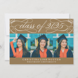 ELEGANT SCRIPT-KLASS AV 2025 PHOTO STUDENTEN INBJUDNINGAR