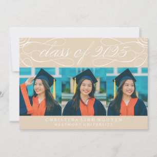 ELEGANT SCRIPT-KLASS AV 2025 PHOTO STUDENTEN INBJUDNINGAR