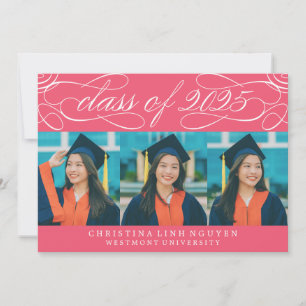 ELEGANT SCRIPT-KLASS AV 2025 PHOTO STUDENTEN INBJUDNINGAR